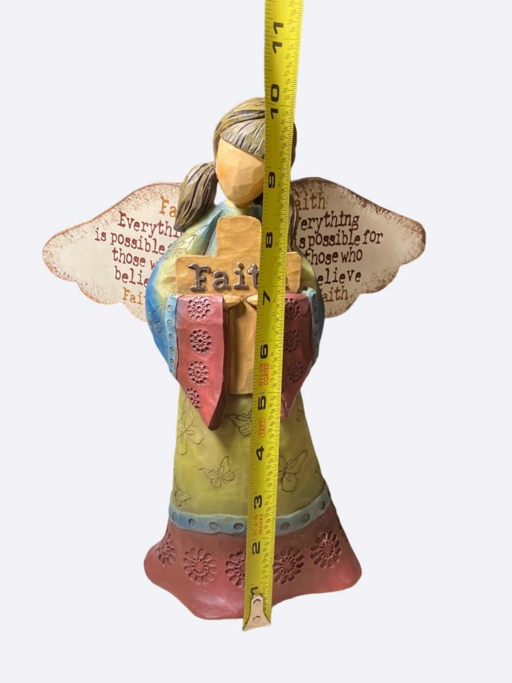 Carson Home Accents FAITH Angel by Robin Davis Studio 10 Inch - Picture 10 of 13